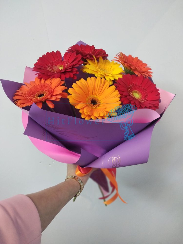 Букет цветов Фонтан гербер Букет цветов из: Герберы